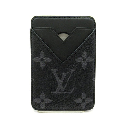 Louis Vuitton Card Holder Magnet Monogram Eclipse Black
