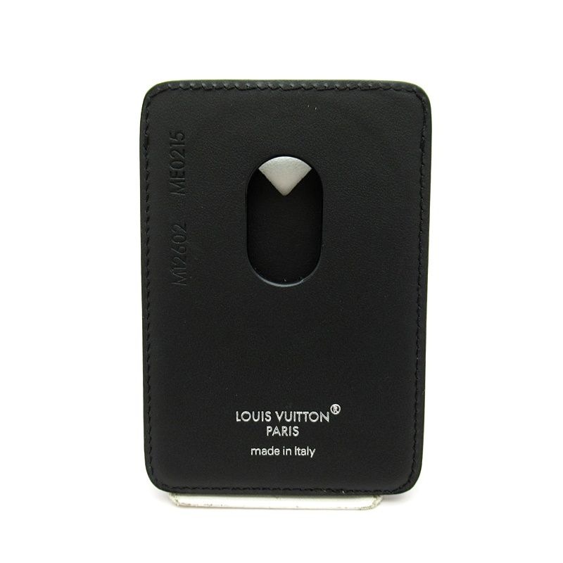 Louis Vuitton Card Holder Magnet Monogram Eclipse Black — view 2