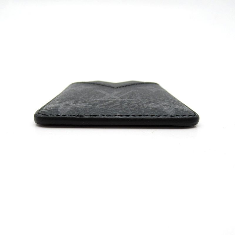 Louis Vuitton Card Holder Magnet Monogram Eclipse Black — view 4