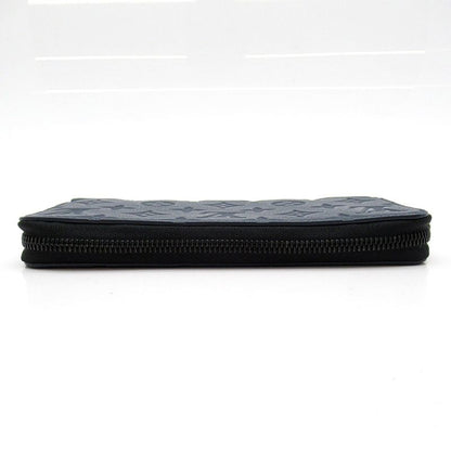 Louis Vuitton Zippy Wallet Horizontal Monogram Shadow Navy Blue — view 3