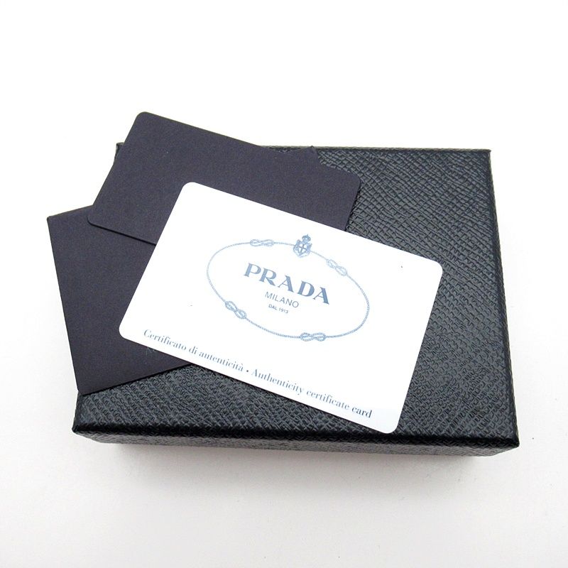 Prada Saffiano Card Case Black — view 7