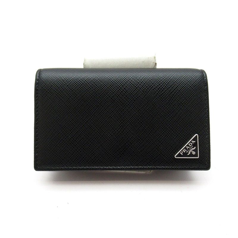 Prada Saffiano Card Case Black