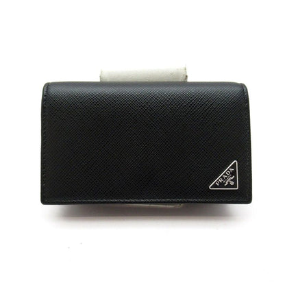 Prada Saffiano Card Case Black