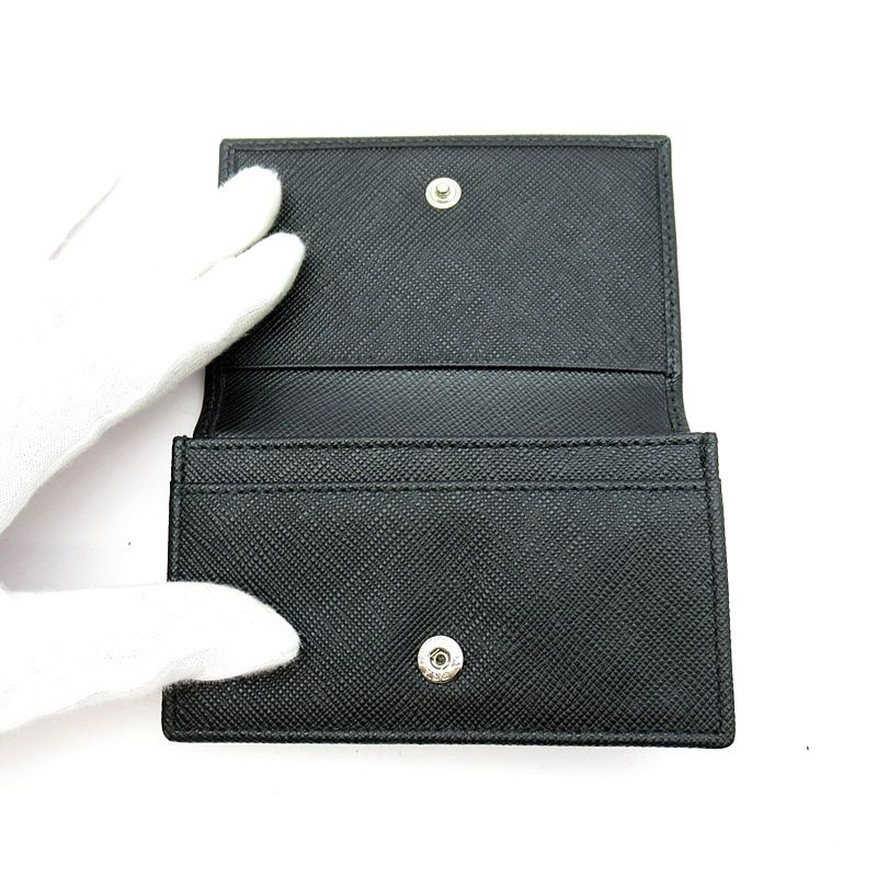 Prada Saffiano Card Case Black — view 6