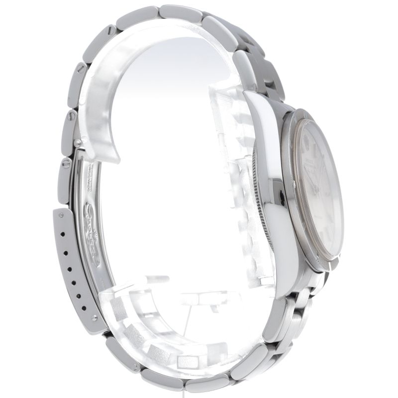 Rolex Air King SS Watch Silver — view 4