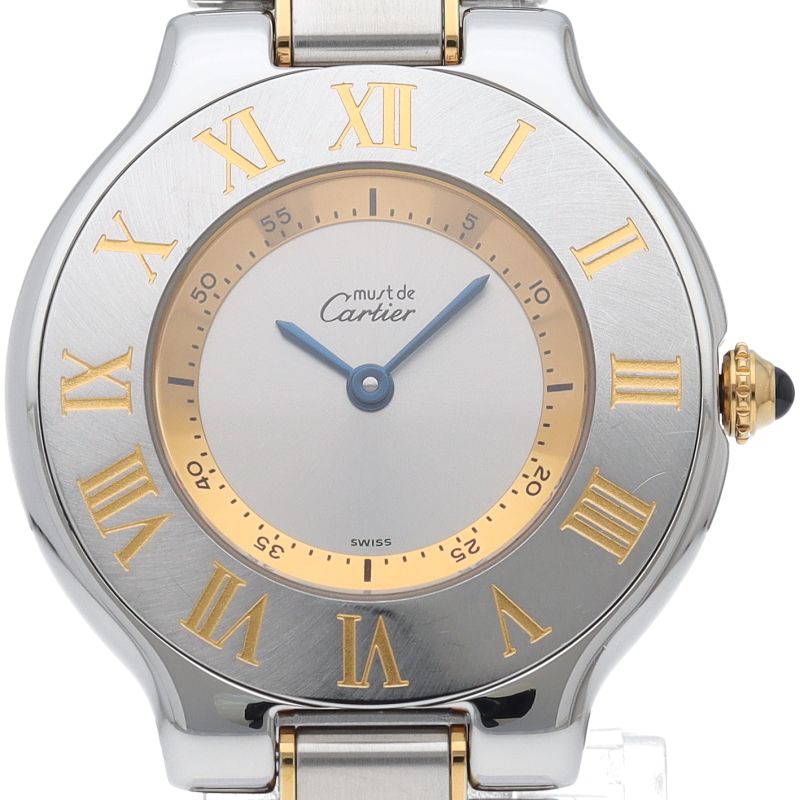 Cartier Must 21 LM Watch SS Silver