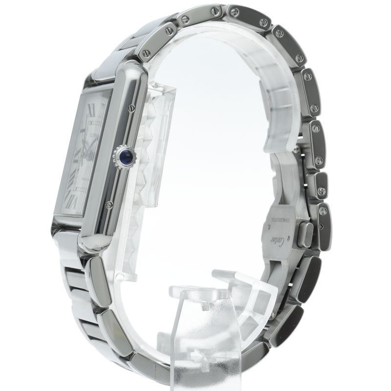 Cartier Tank Must XL Watch Auto SS Silver — view 3