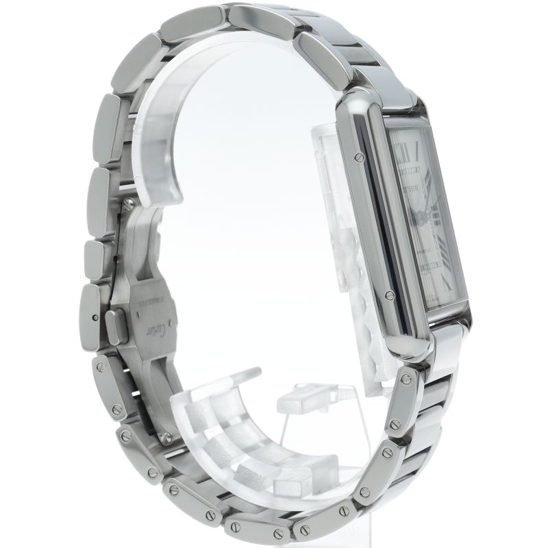 Cartier Tank Must XL Watch Auto SS Silver — view 4
