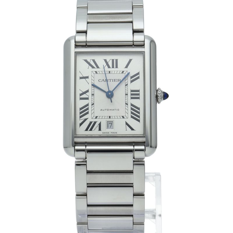 Cartier Tank Must XL Watch Auto SS Silver — view 2