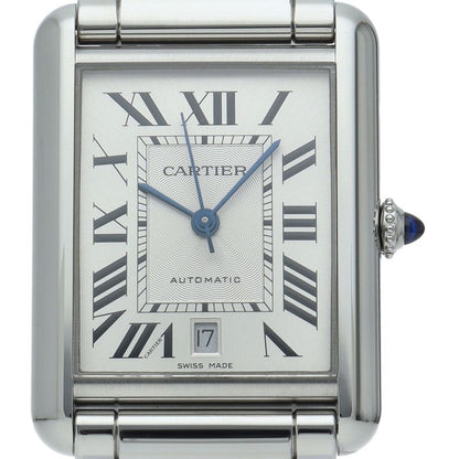 Cartier Tank Must XL Watch Auto SS Silver