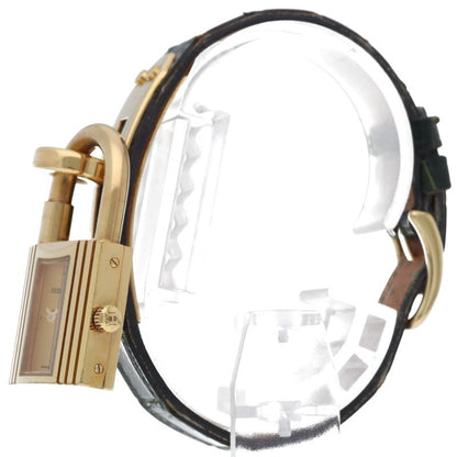 Hermes Kelly Watch Leather Champagne — view 3