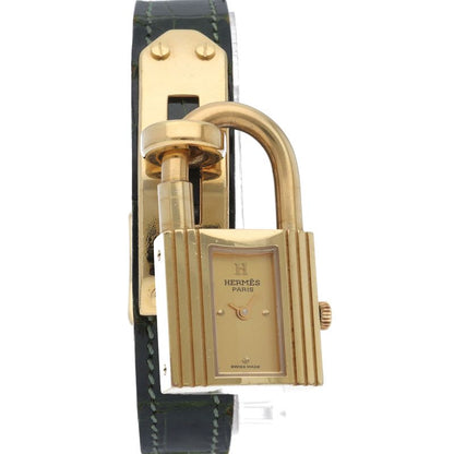 Hermes Kelly Watch Leather Champagne — view 2