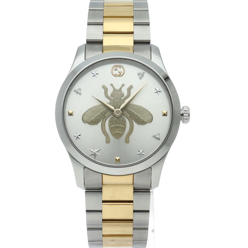 Gucci G-Timeless Watch 126.4 SS Silver — view 2