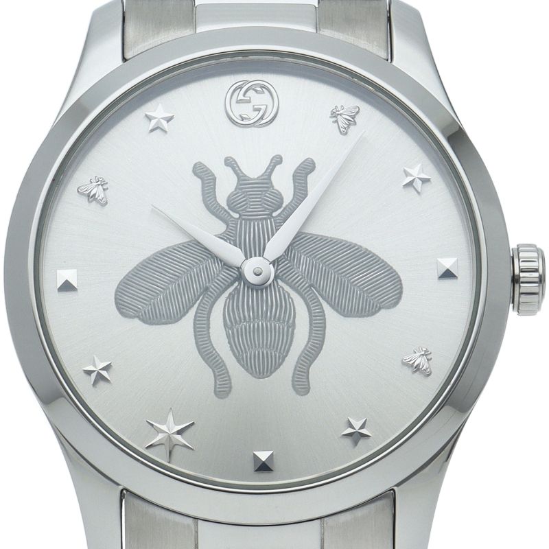Gucci G-Timeless Watch 126.4 Silver