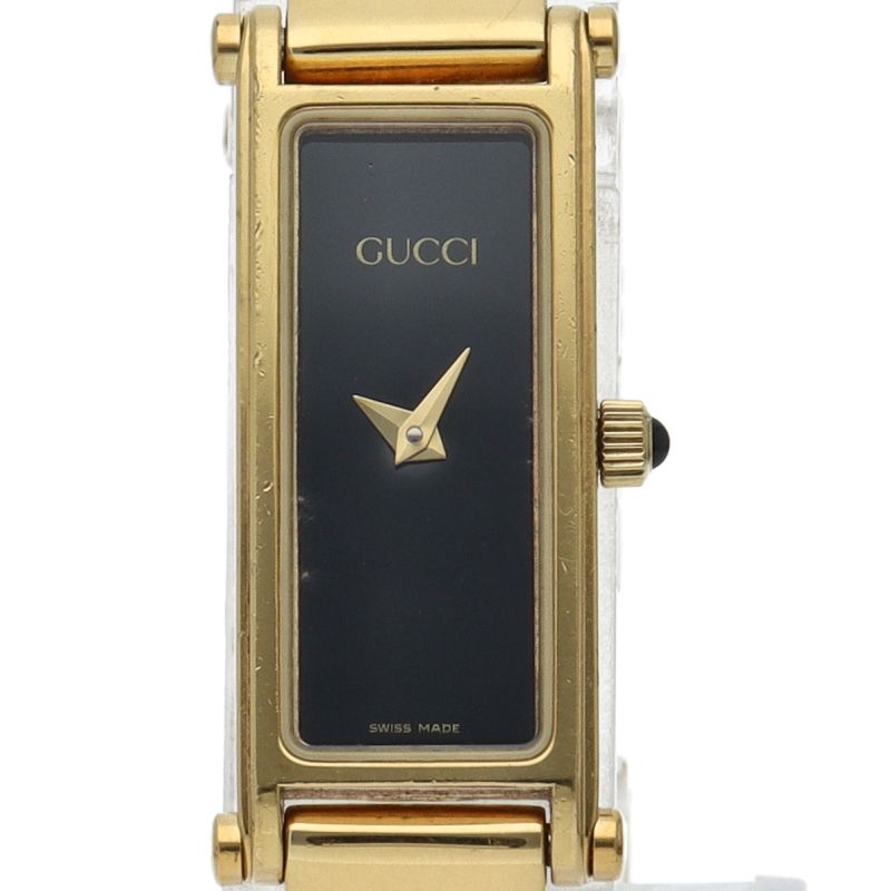 Gucci Watch Black Silver