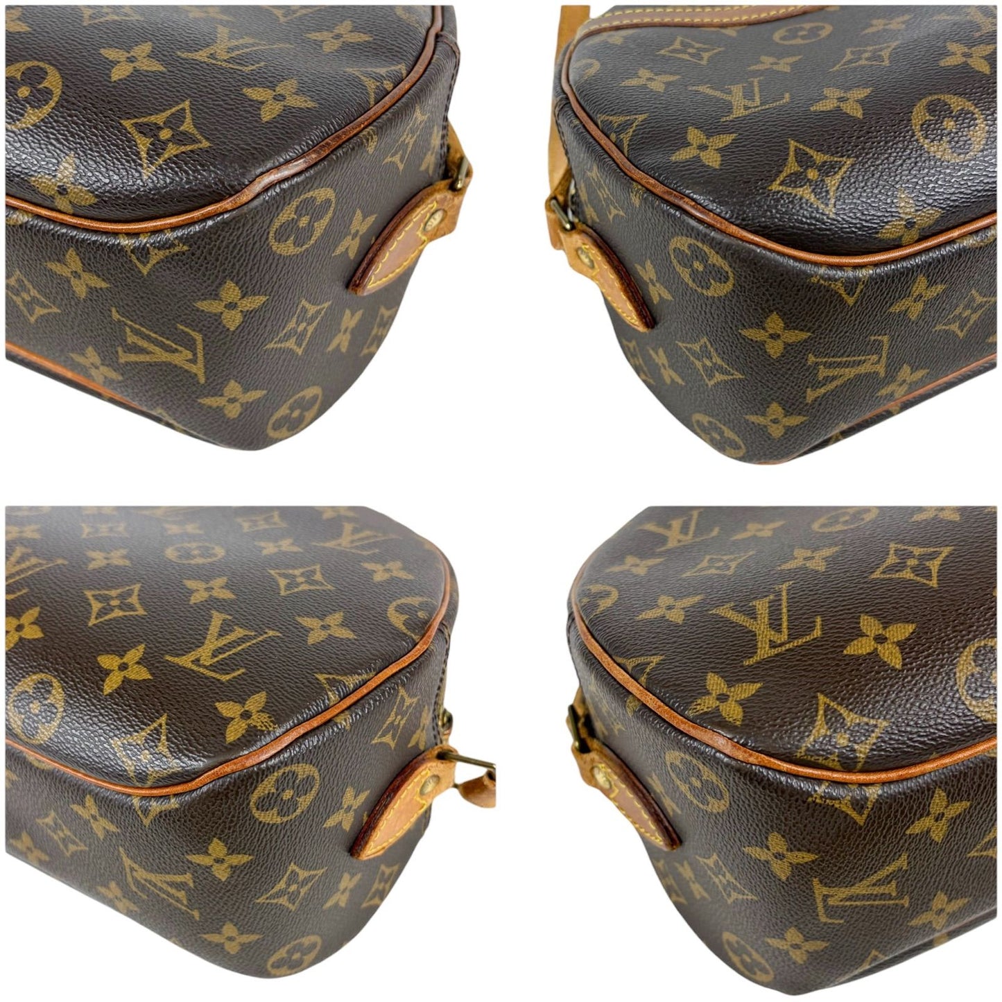 Louis Vuitton Shoulder Bag Blois Monogram Lambskin Brown Pochette — view 5