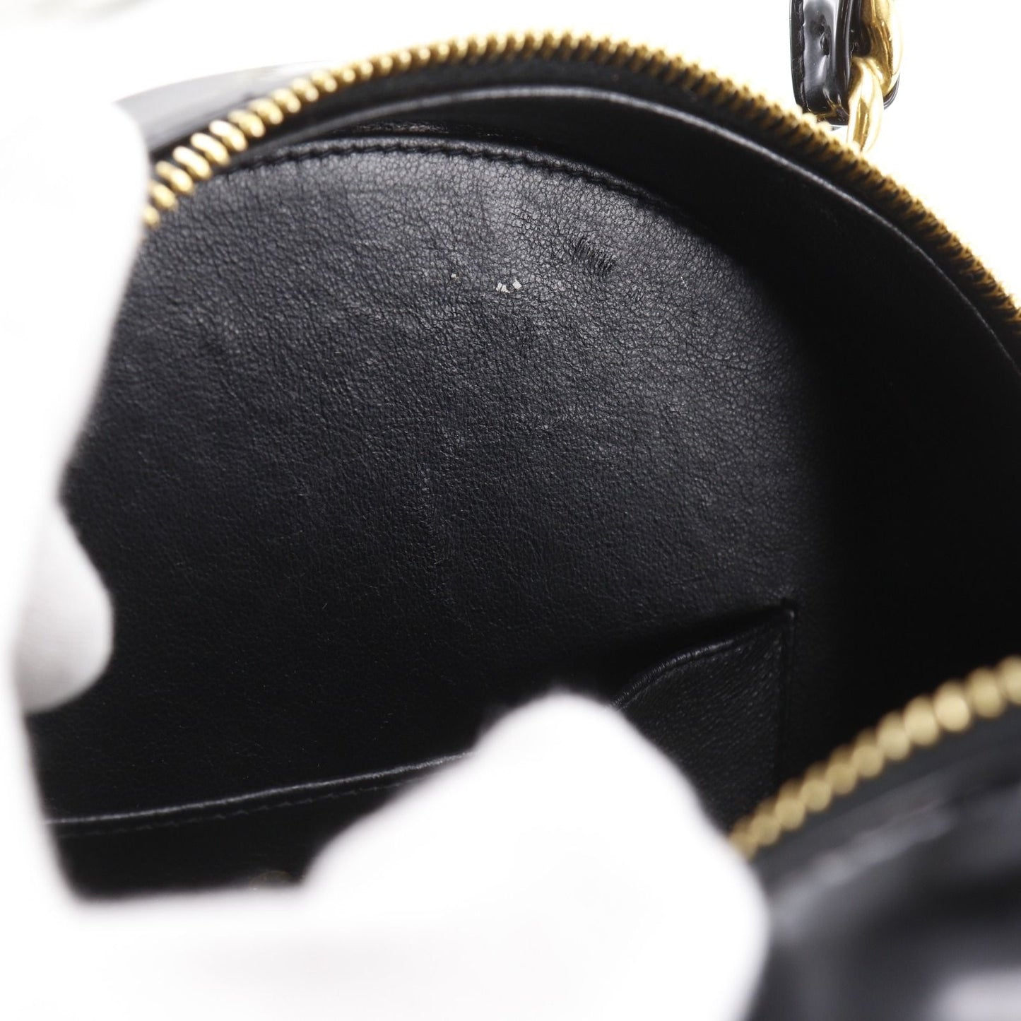 Chanel Vanity Round Patent Leather Enamel Handbag — view 8