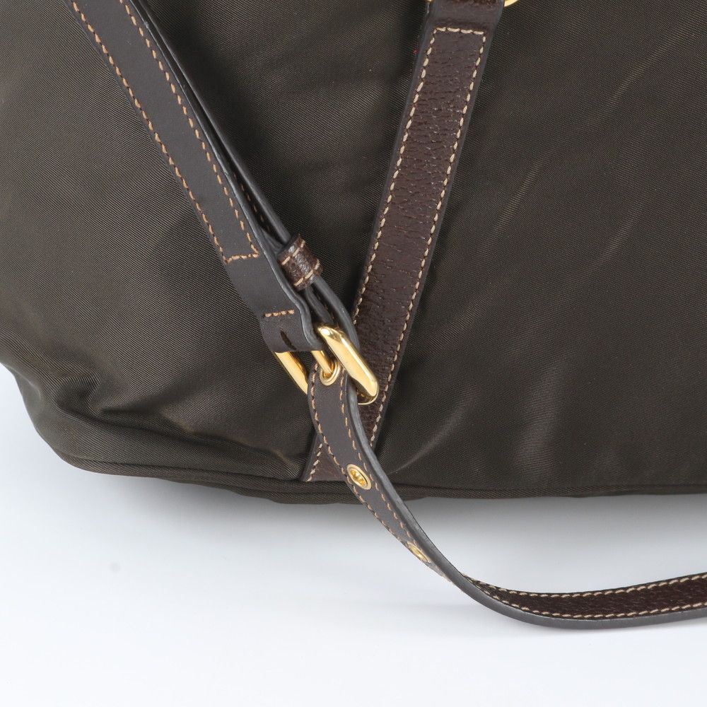 Prada Tessuto Nylon Triangle Logo 2-Way Shoulder Bag Crossbody Tote — view 3