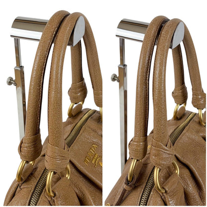 Prada Vitello Daino Leather Hand Tote Handbag — view 6