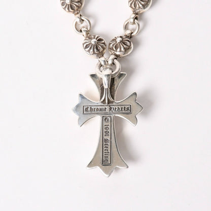 Chrome Hearts 1 CH Ball Chain Small CH Cross Necklace — view 3