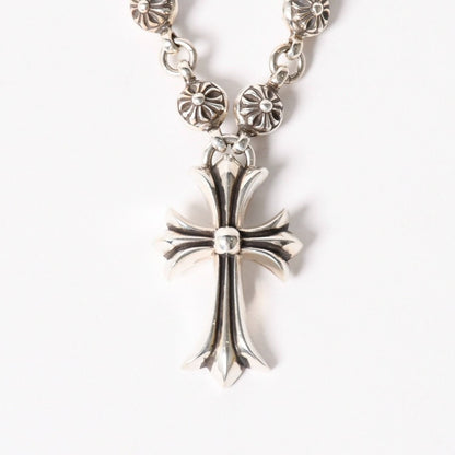 Chrome Hearts 1 CH Ball Chain Small CH Cross Necklace — view 2