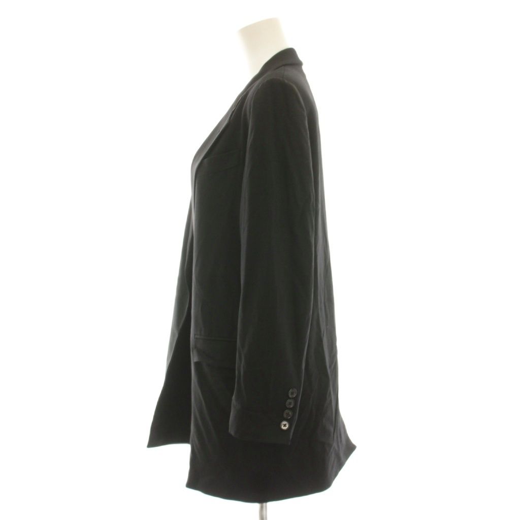 Dolce & Gabbana Tailored Jacket Wool Lining Leopard Print 40 Black HN — view 2