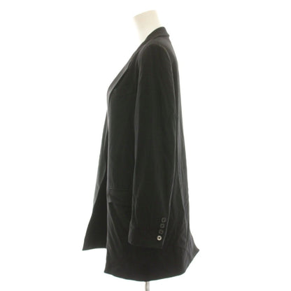 Dolce & Gabbana Tailored Jacket Wool Lining Leopard Print 40 Black HN — view 2