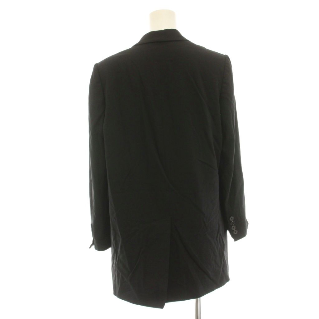 Dolce & Gabbana Tailored Jacket Wool Lining Leopard Print 40 Black HN — view 3