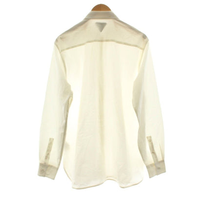 Bottega Veneta Shirt Long Sleeve Cotton 42 White — view 2