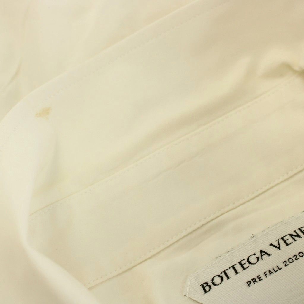 Bottega Veneta Shirt Long Sleeve Cotton 42 White — view 5
