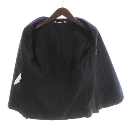 Gucci Jacket Top 38 Navy Single Breasted Long Sleeve AP — view 4