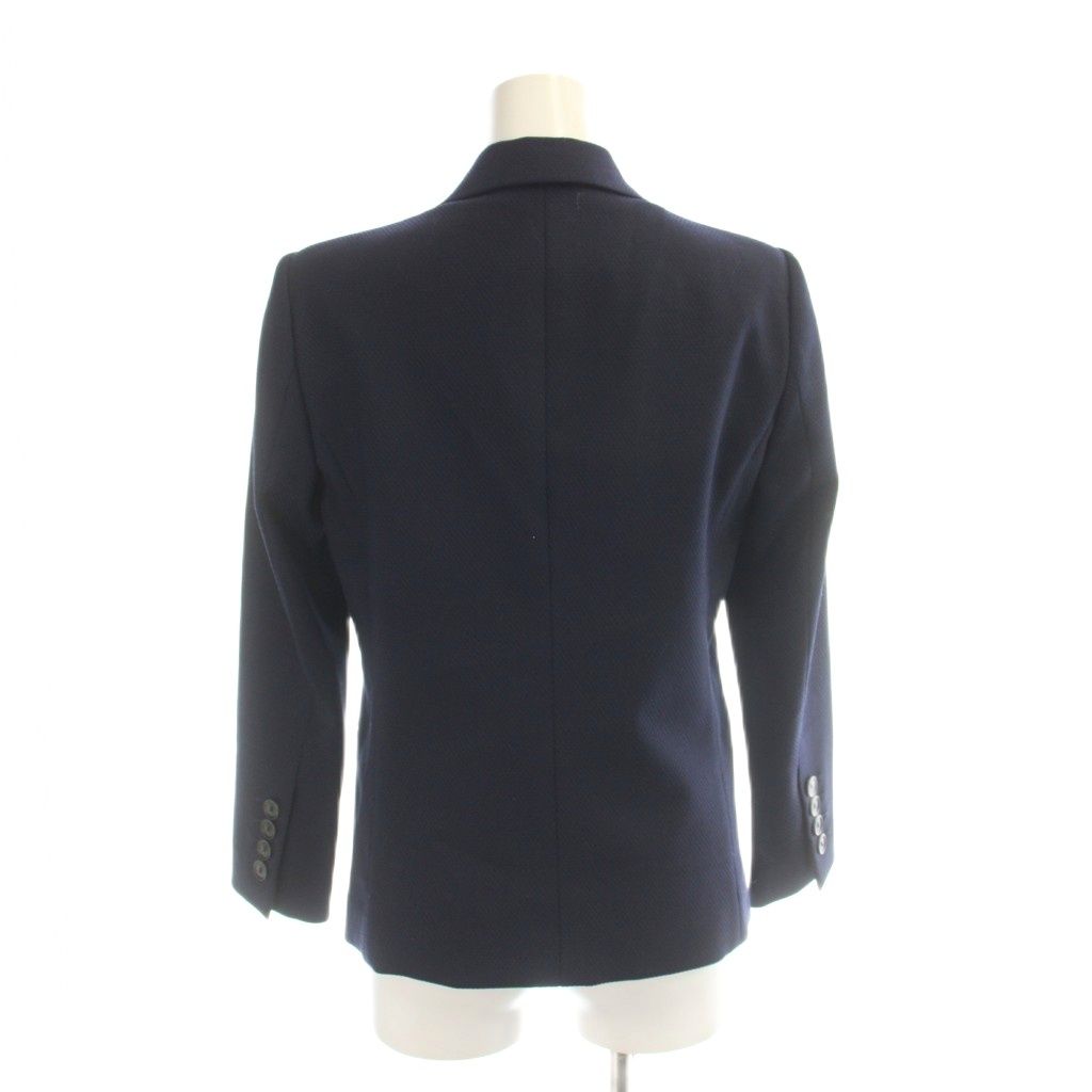 Gucci Jacket Top 38 Navy Single Breasted Long Sleeve AP — view 2