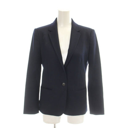 Gucci Jacket Top 38 Navy Single Breasted Long Sleeve AP