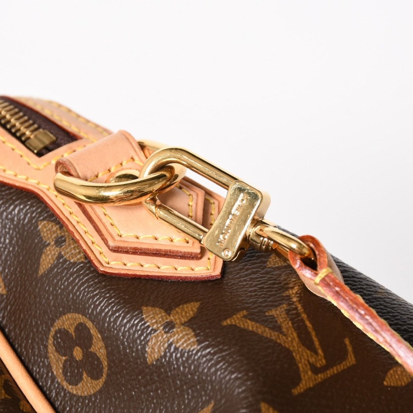 Louis Vuitton Retiro PM Monogram 2-Way Bag Brown Gold — view 5