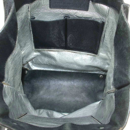 Balenciaga the Paper Tote Leather with Mirror Black — view 5