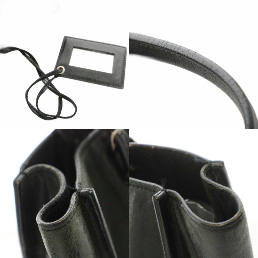 Balenciaga the Paper Tote Leather with Mirror Black — view 7