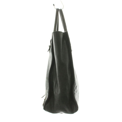 Balenciaga the Paper Tote Leather with Mirror Black — view 2