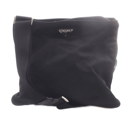 Prada Nylon Crossbody Shoulder Bag Black