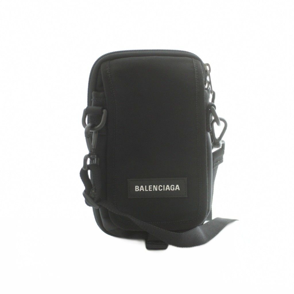Balenciaga Explorer Crossbody Shoulder Bag Logo Black