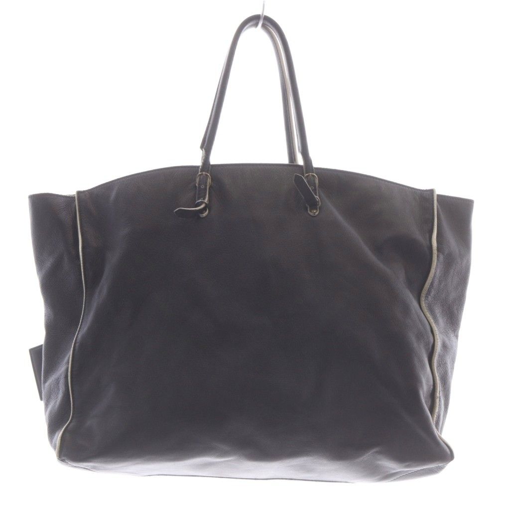 Balenciaga the Paper Leather Tote Black — view 2
