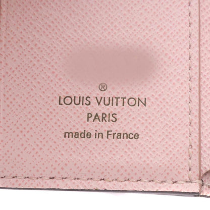 Louis Vuitton Portefeuille Zoe Trifold Wallet Brown Pink Snap Button Closure — view 6