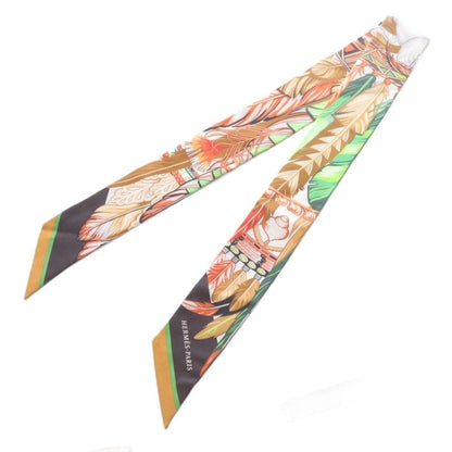 Hermes Twilly Scarf Dance Pacific Pacifique Silk Multicolor — view 4