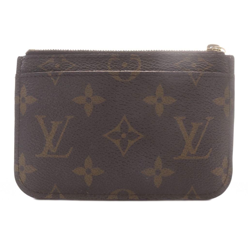 Louis Vuitton Monogram Trunk Print Pochette Cles Key Case Coin Brown — view 2