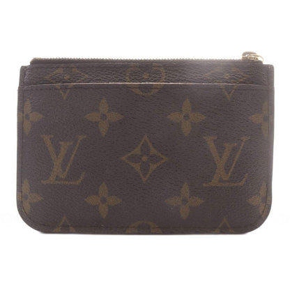 Louis Vuitton Monogram Trunk Print Pochette Cles Key Case Coin Brown — view 2