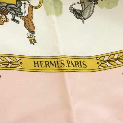 Hermes la Promenade de Longchamps Walk to Long Chien Carre 90 Scarf All Over — view 6