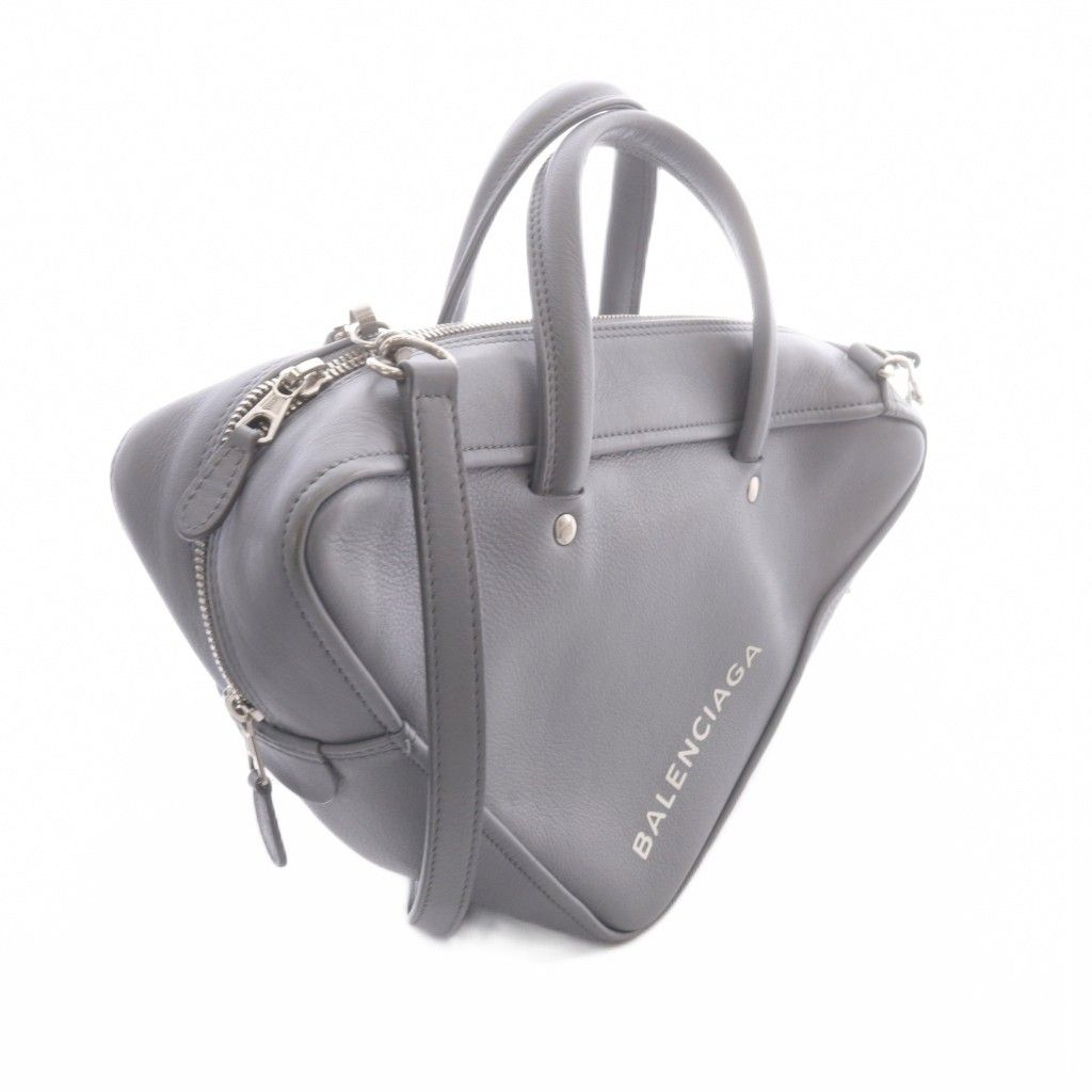 Balenciaga Triangle Duffle S 2-Way Shoulder Bag Gray — view 3