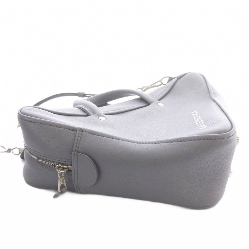 Balenciaga Triangle Duffle S 2-Way Shoulder Bag Gray — view 4