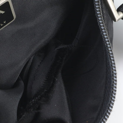 Prada White Tessuto Nylon Triangle Logo Leather Shoulder Bag Crossbody Messenger — view 8