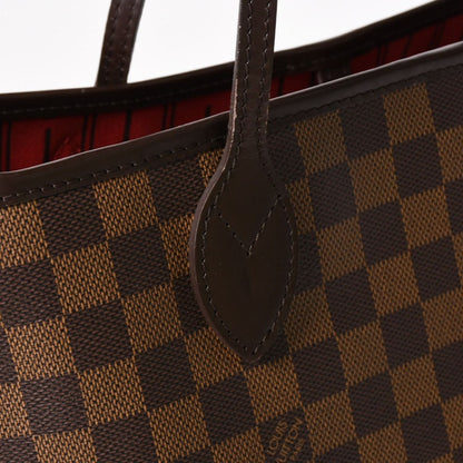 Louis Vuitton Neverfull GM Tote Bag Damier Ebene Brown Vintage Gold — view 6