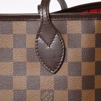 Louis Vuitton Neverfull GM Tote Bag Damier Ebene Brown Vintage Gold — view 7